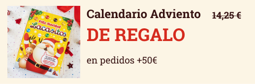 Calendario premium de regalo en pedidos +50€